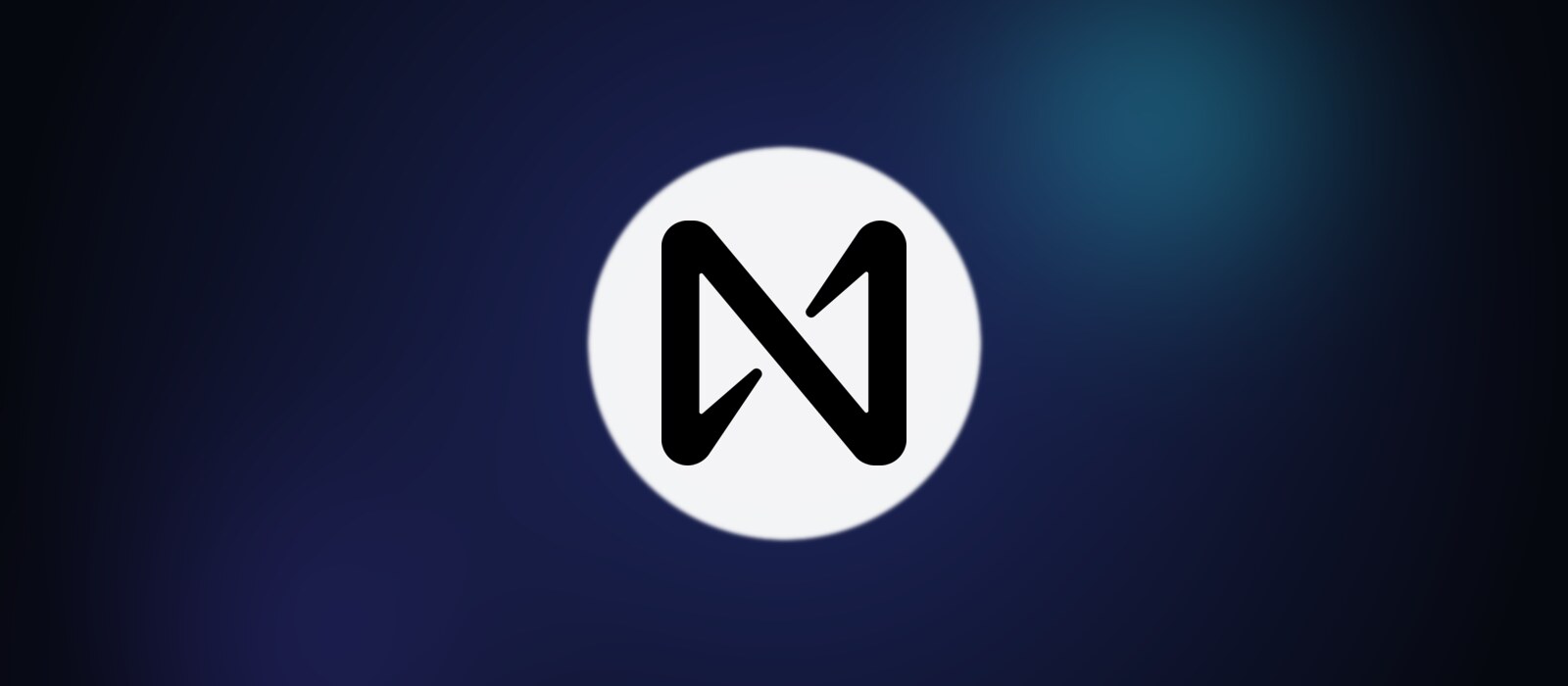 Official NEAR Protocol logo on a dark indigo Cometcoin review cover