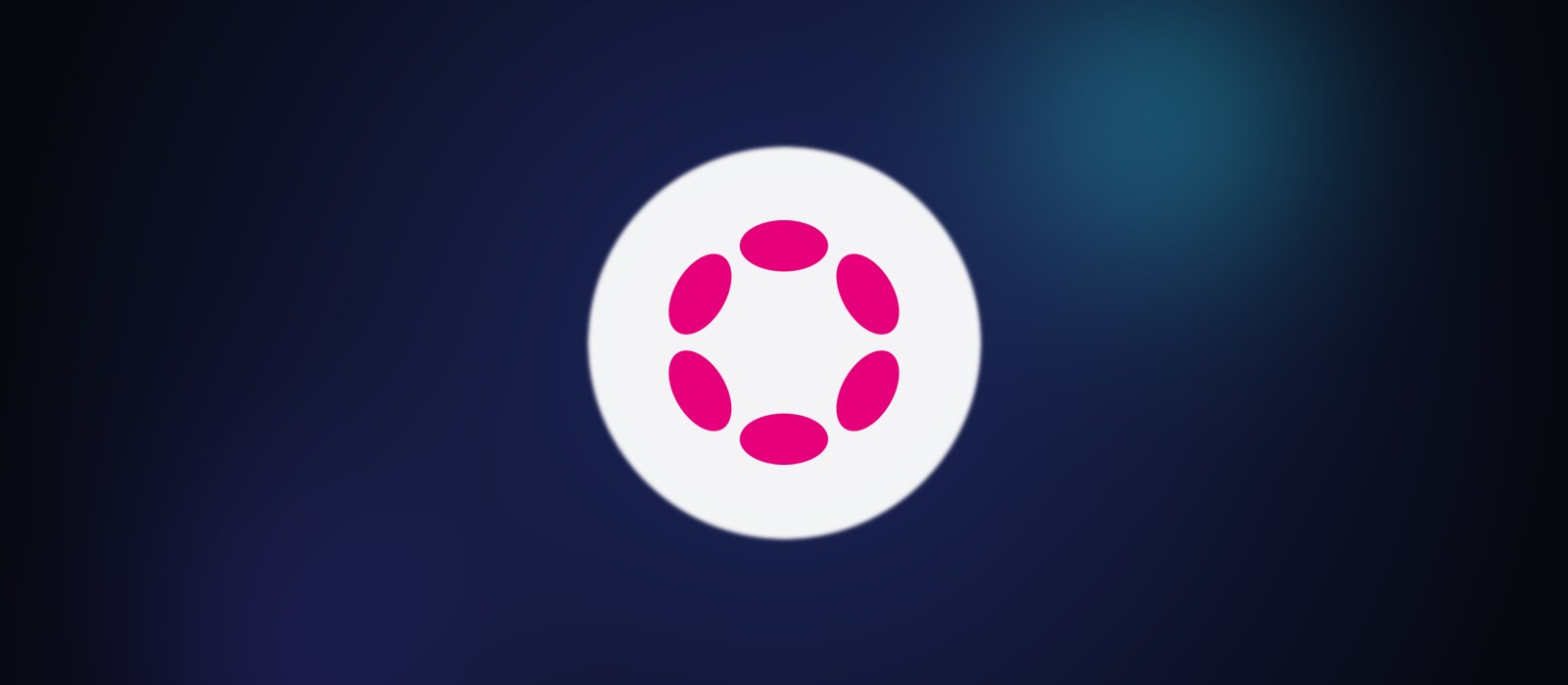 Official Polkadot logo on a dark indigo Cometcoin review cover